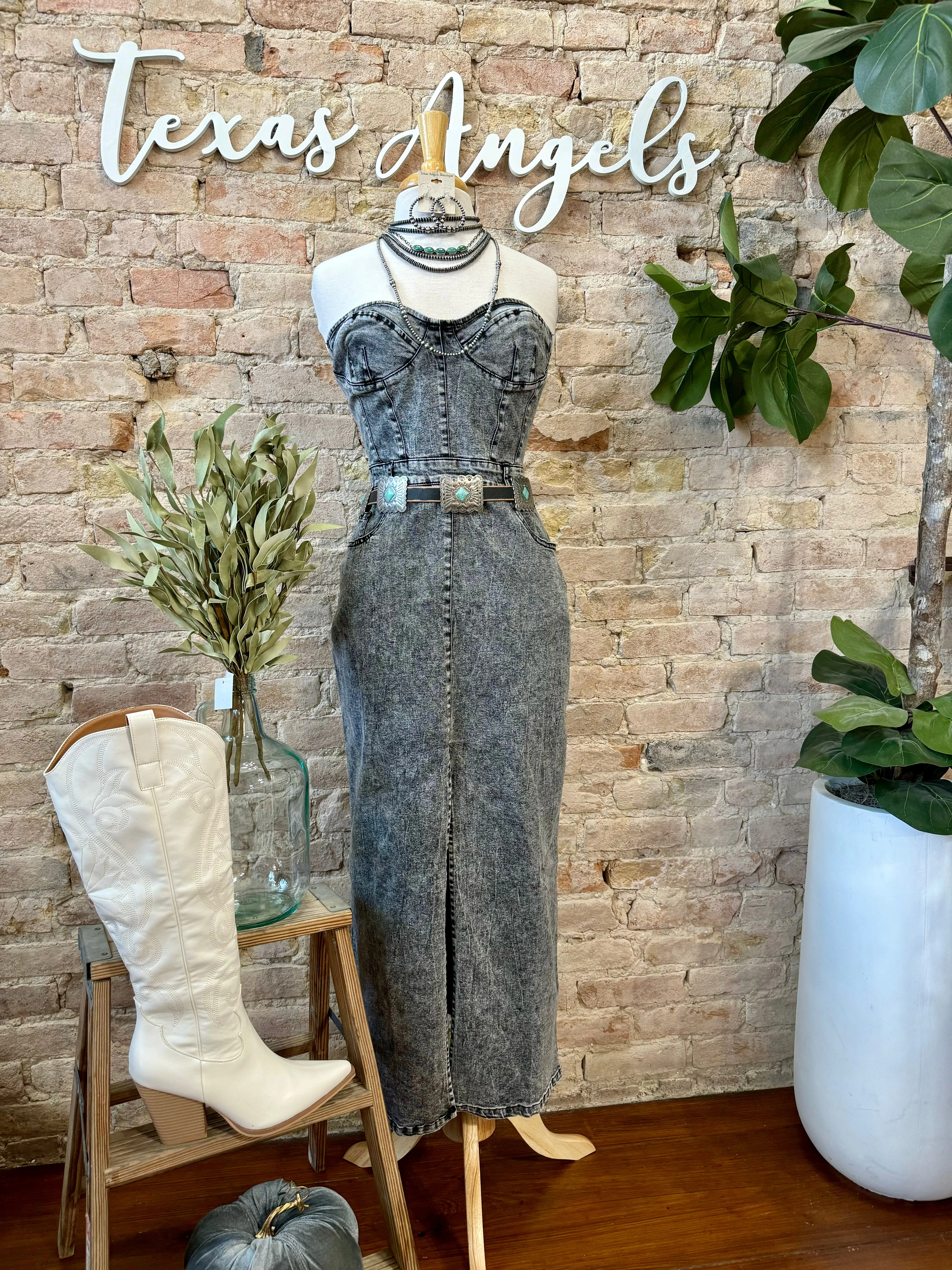She Back Baby Black Maxi Dress