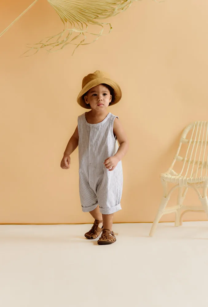 Short One-Piece - Vista Blue - Stripes
