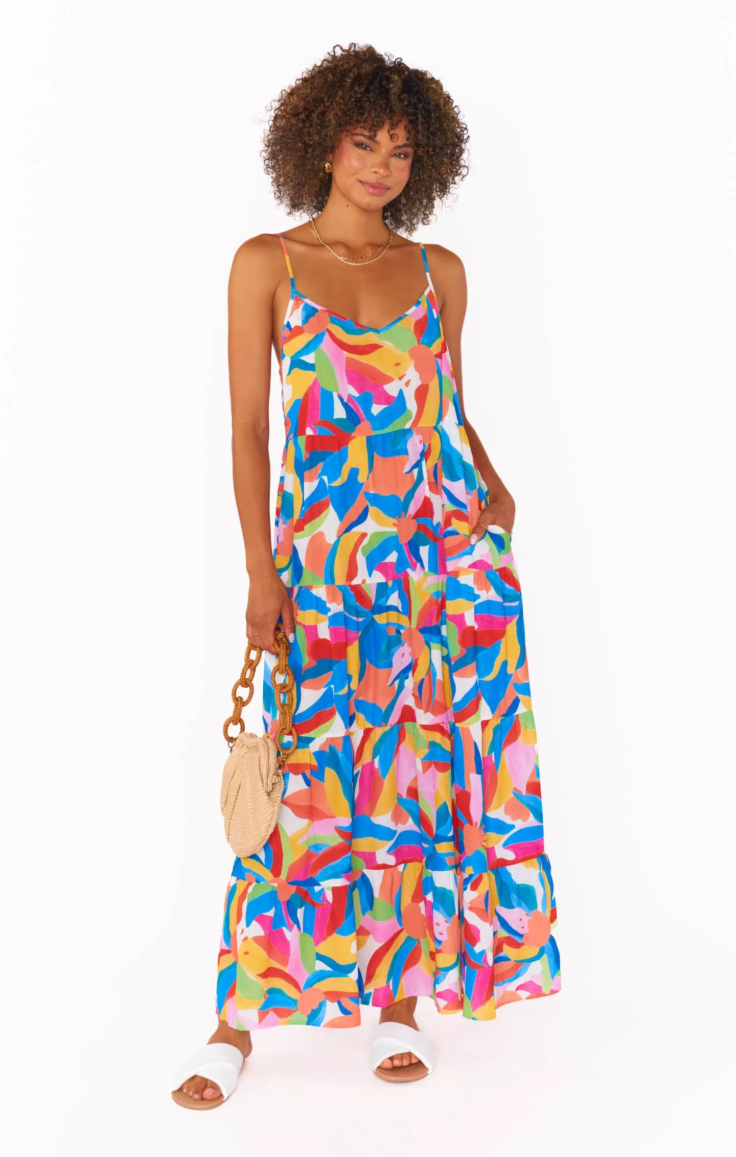 Show Me Your Mumu Caroline Maxi Rainbow Pop