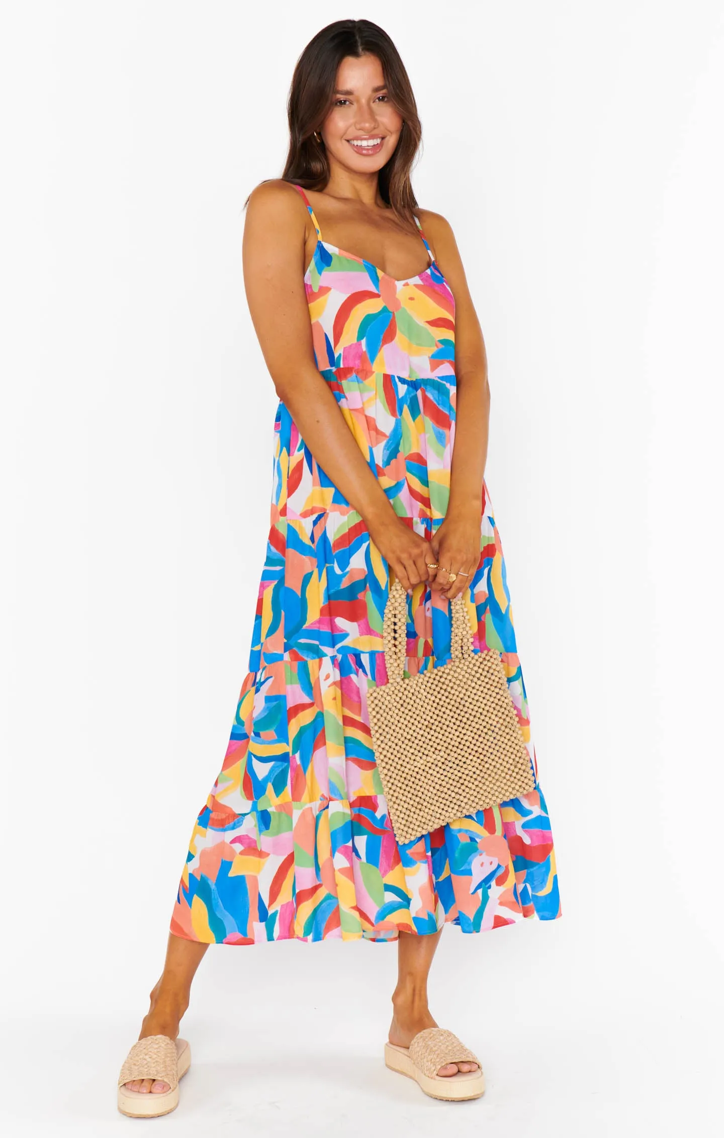 Show Me Your Mumu Caroline Maxi Rainbow Pop