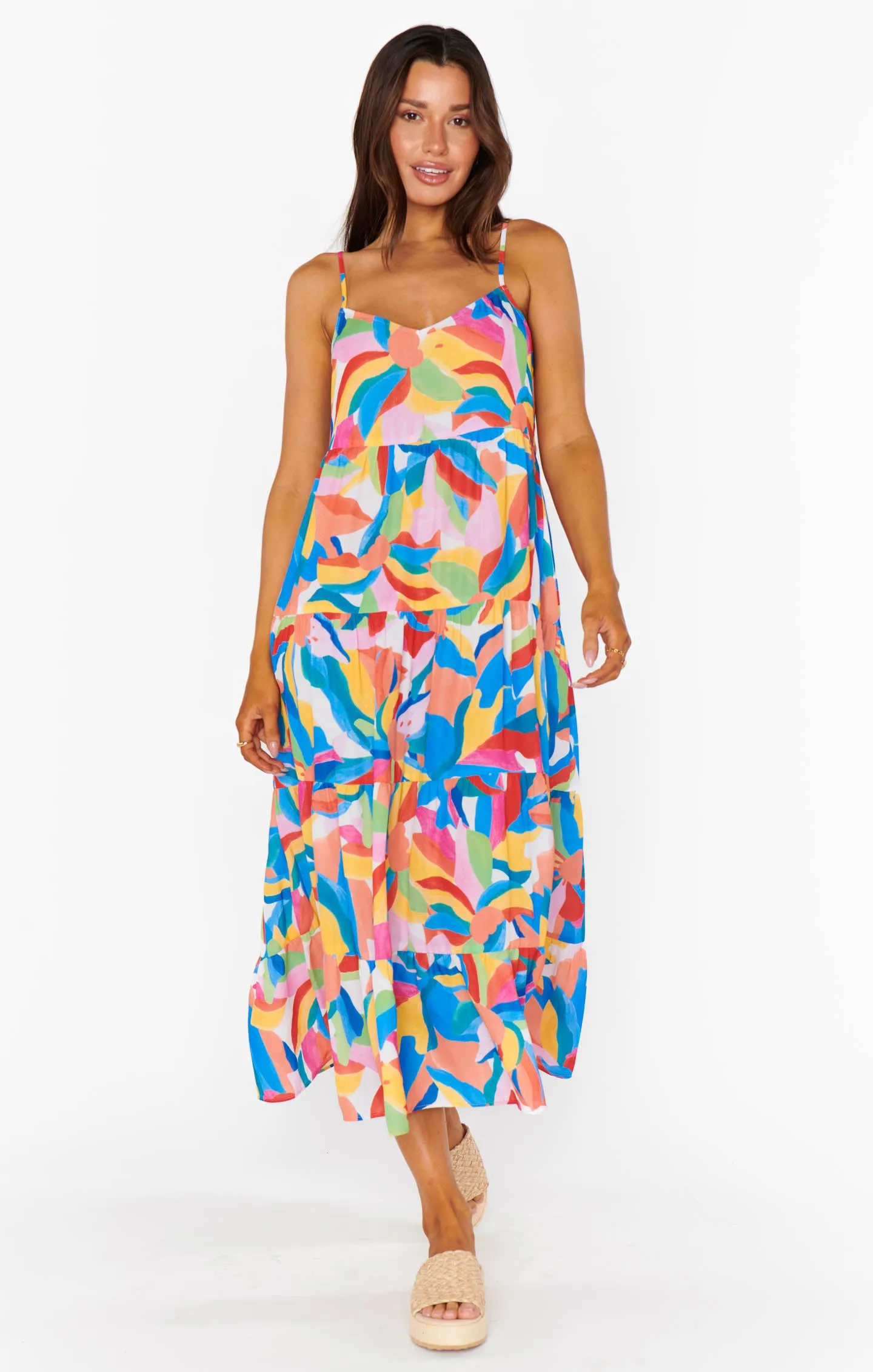 Show Me Your Mumu Caroline Maxi Rainbow Pop
