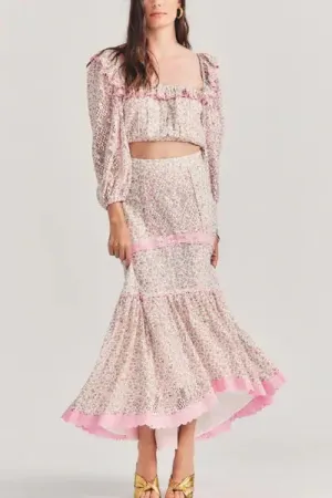 Sisto Skirt in Petunia Pink