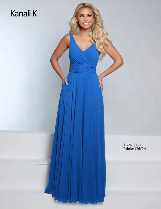 Size 14 Kanali K 1855 Royal Bridesmaid Dress