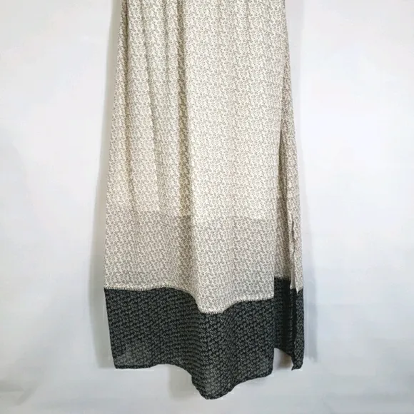Skies Are Blue Embroidered Boho Ivory Maxi Dress Size 1X