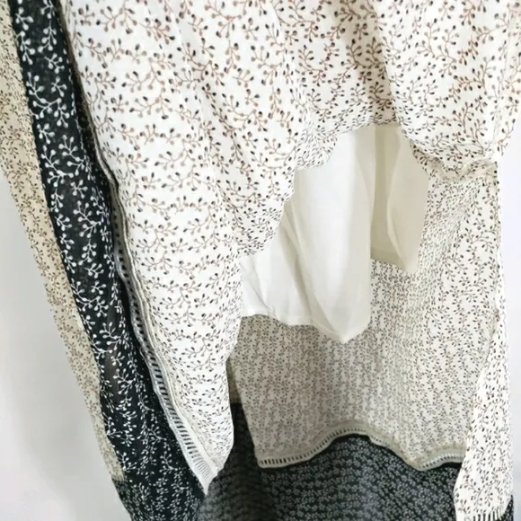 Skies Are Blue Embroidered Boho Ivory Maxi Dress Size 1X