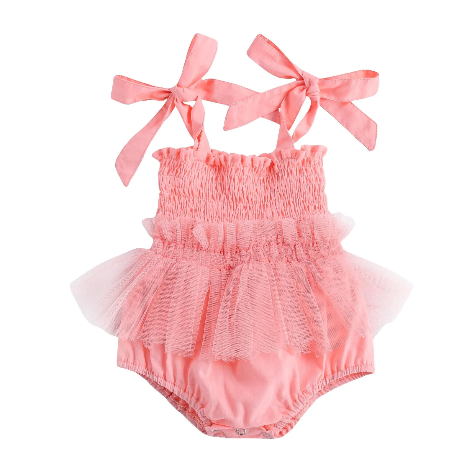 Sleeveless Tie-up Romper with Headband