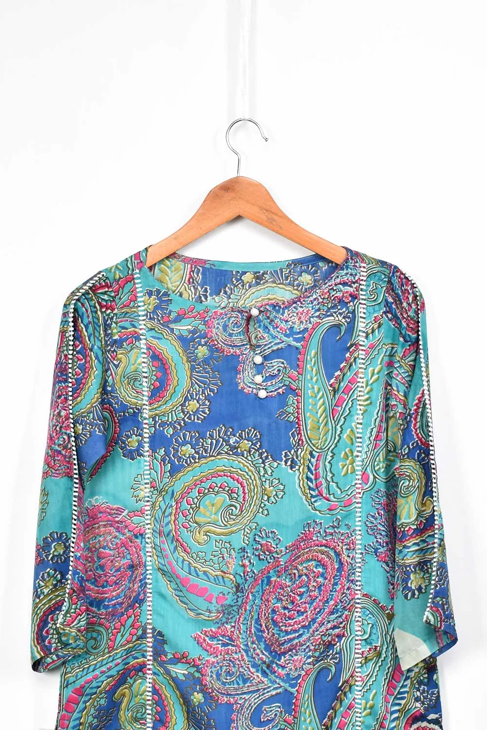 SP-07 - Rangoli - Summer Linen Printed Stitched Kurti