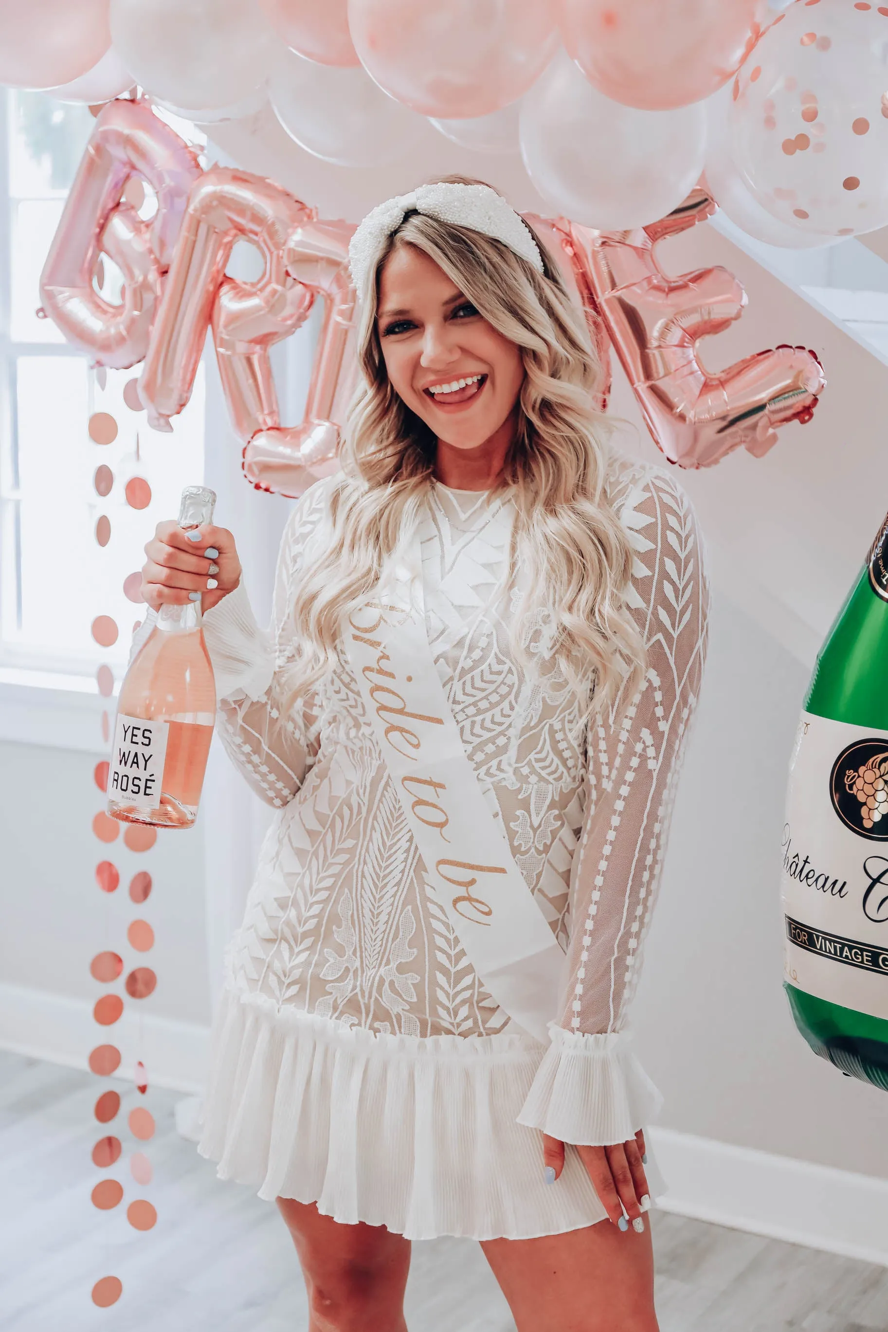 Speechless Bell Cuff Lace Dress
