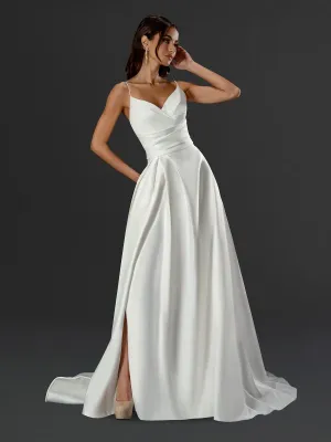 Stella Couture Size 12 24801 Off White Gown