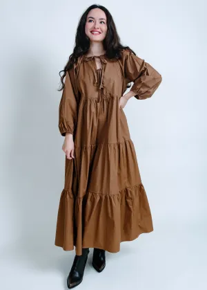 Stella Tie Front Midi Dress