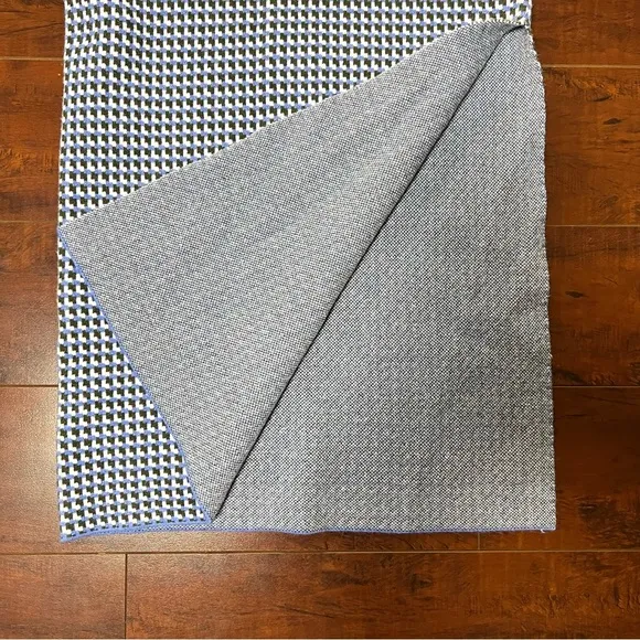 STITCHES   STRIPES Revolve Poplar Knit Midi Skirt Blue Check Pencil Size XS
