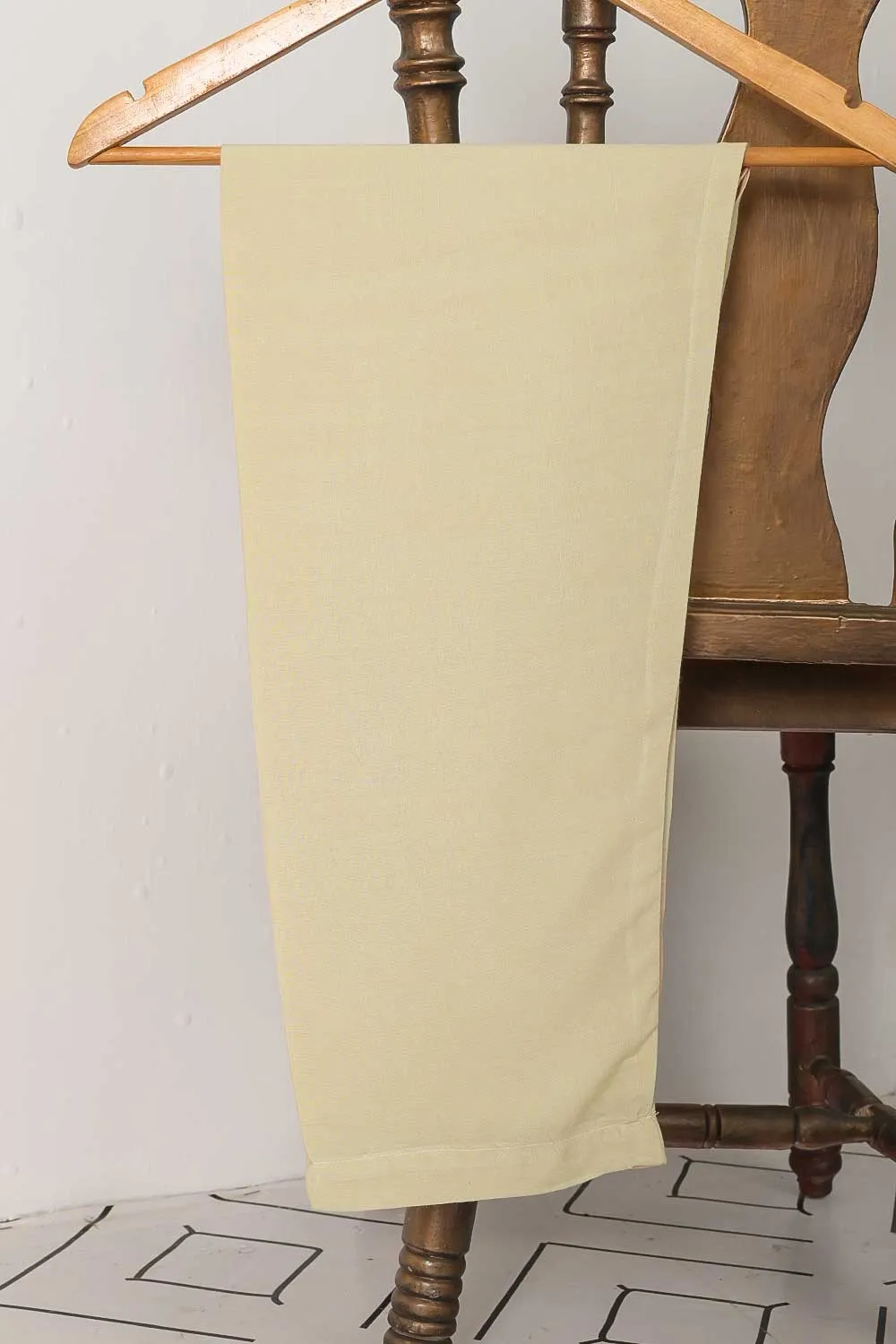 STP-033A-Skin - 2Pc Stitched Linen Frock With Linen Trouser