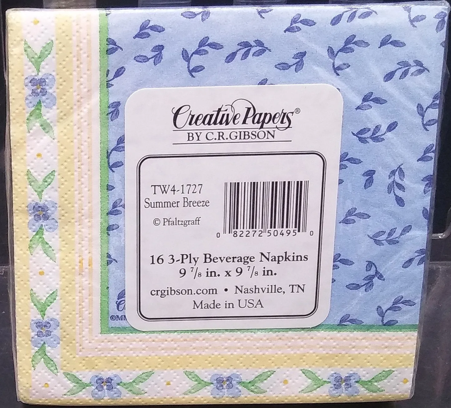 SUMMER BREEZE BEVERAGE NAPKINS