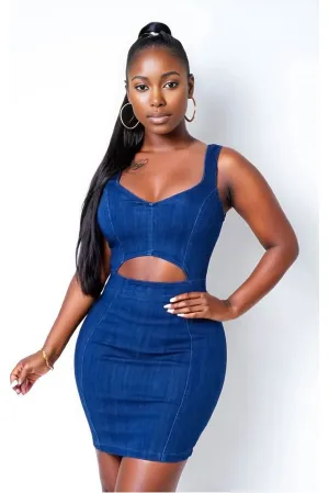 Summer Denim Mini Dress