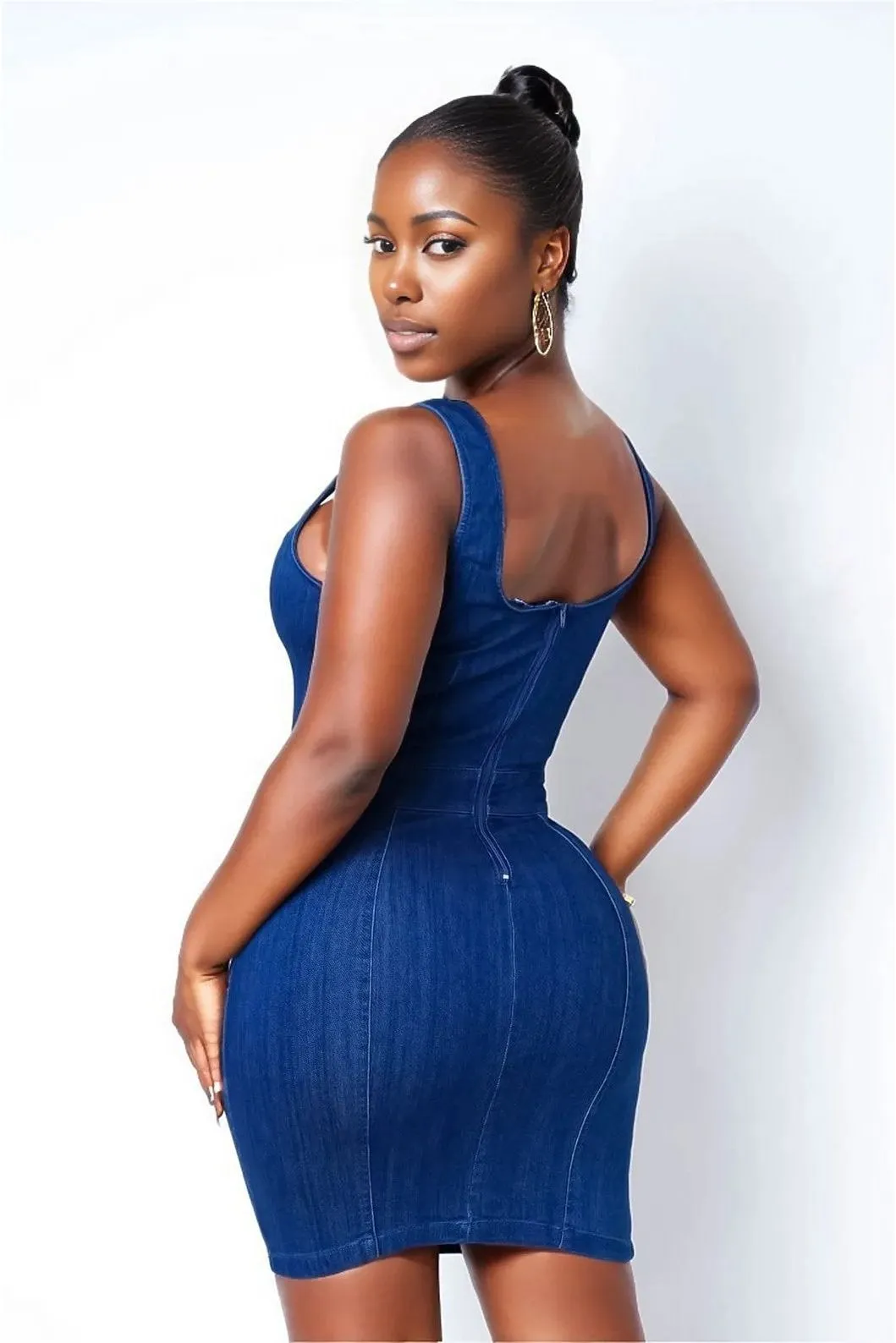 Summer Denim Mini Dress