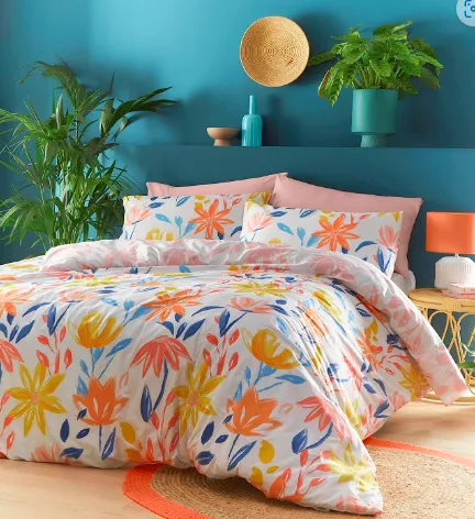 Summer Floral Multi Duvet Set