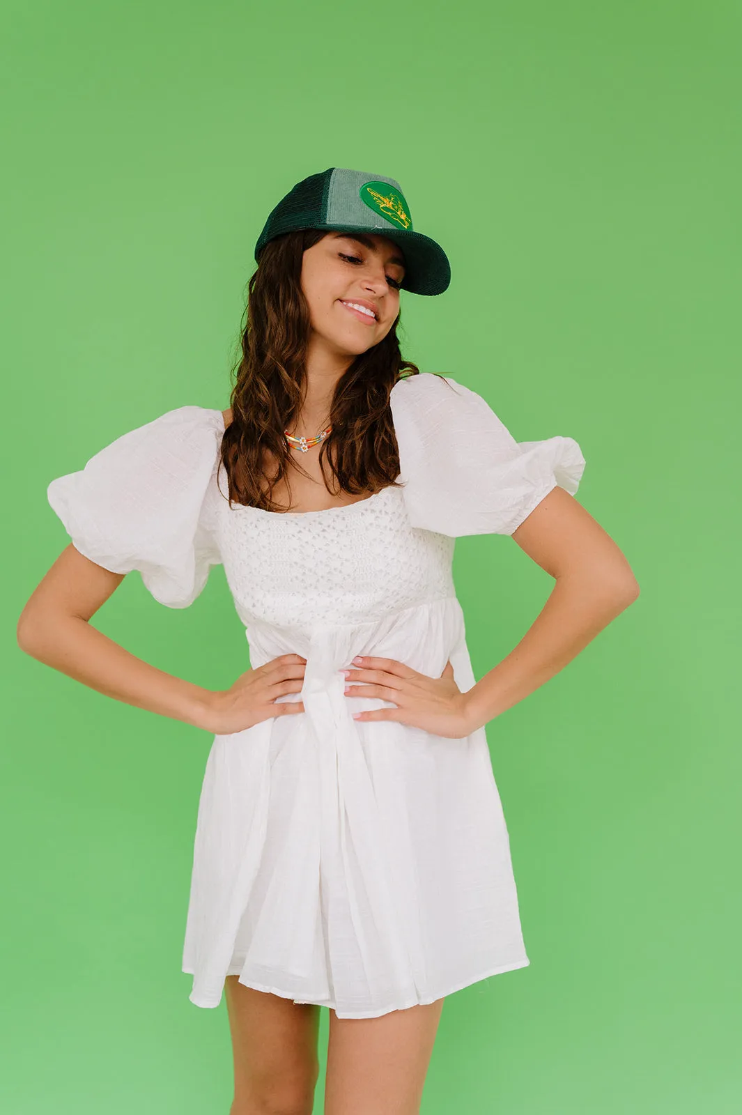Summer Lovin' Dress// White