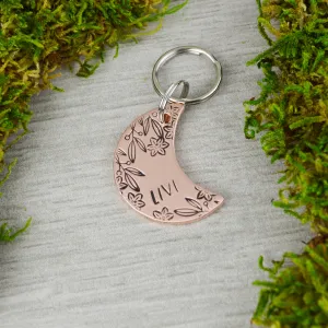 Summer Moon Pet ID Tag
