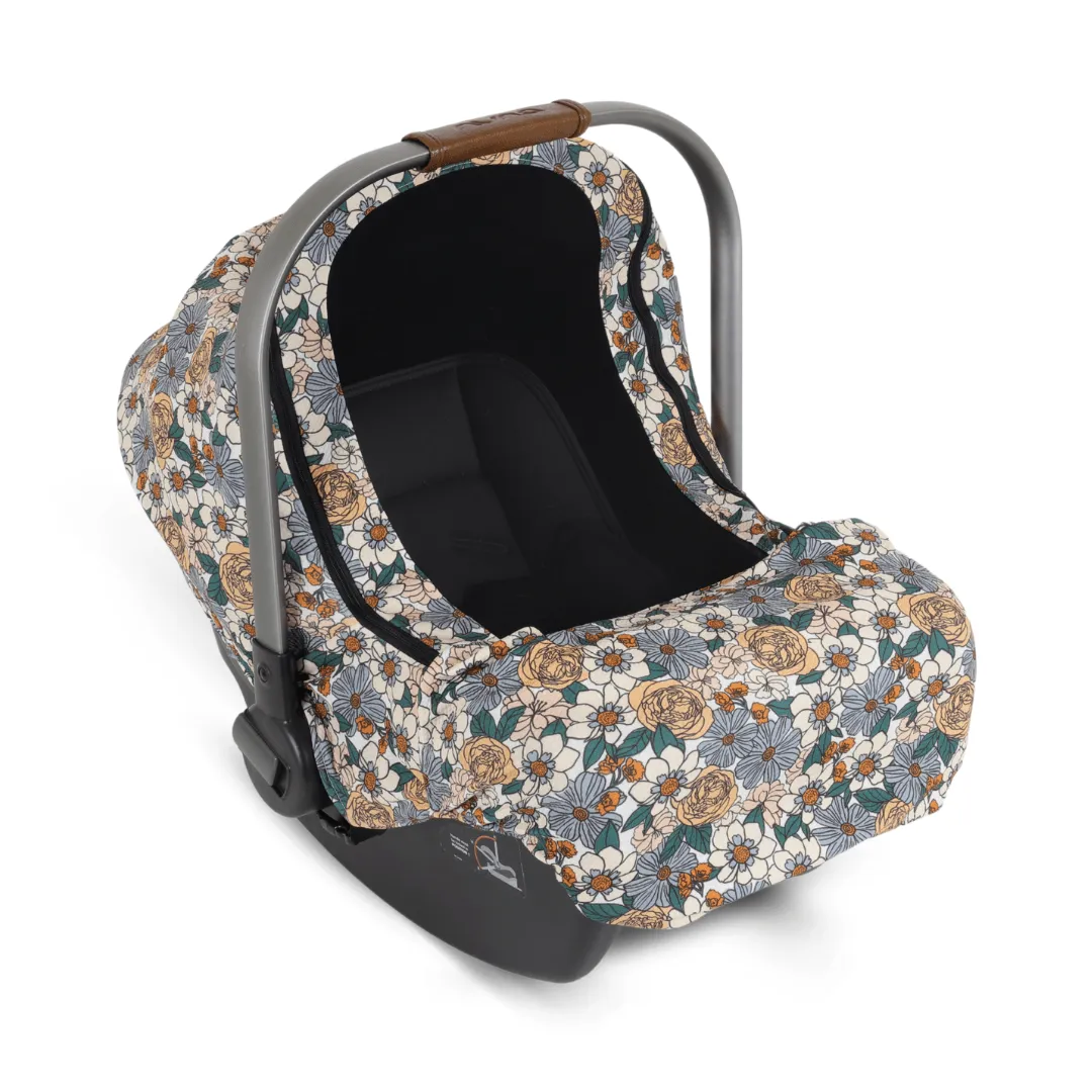 Summer Weave Cover - Ember Floral