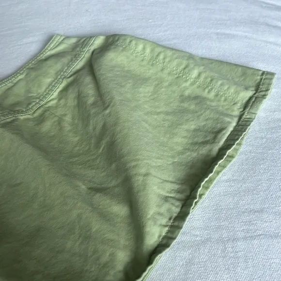 Sun-deh Green Pleated Mini Skirt‎