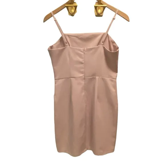 Superdown Sophy Fitted Mini Dress in Pink Small