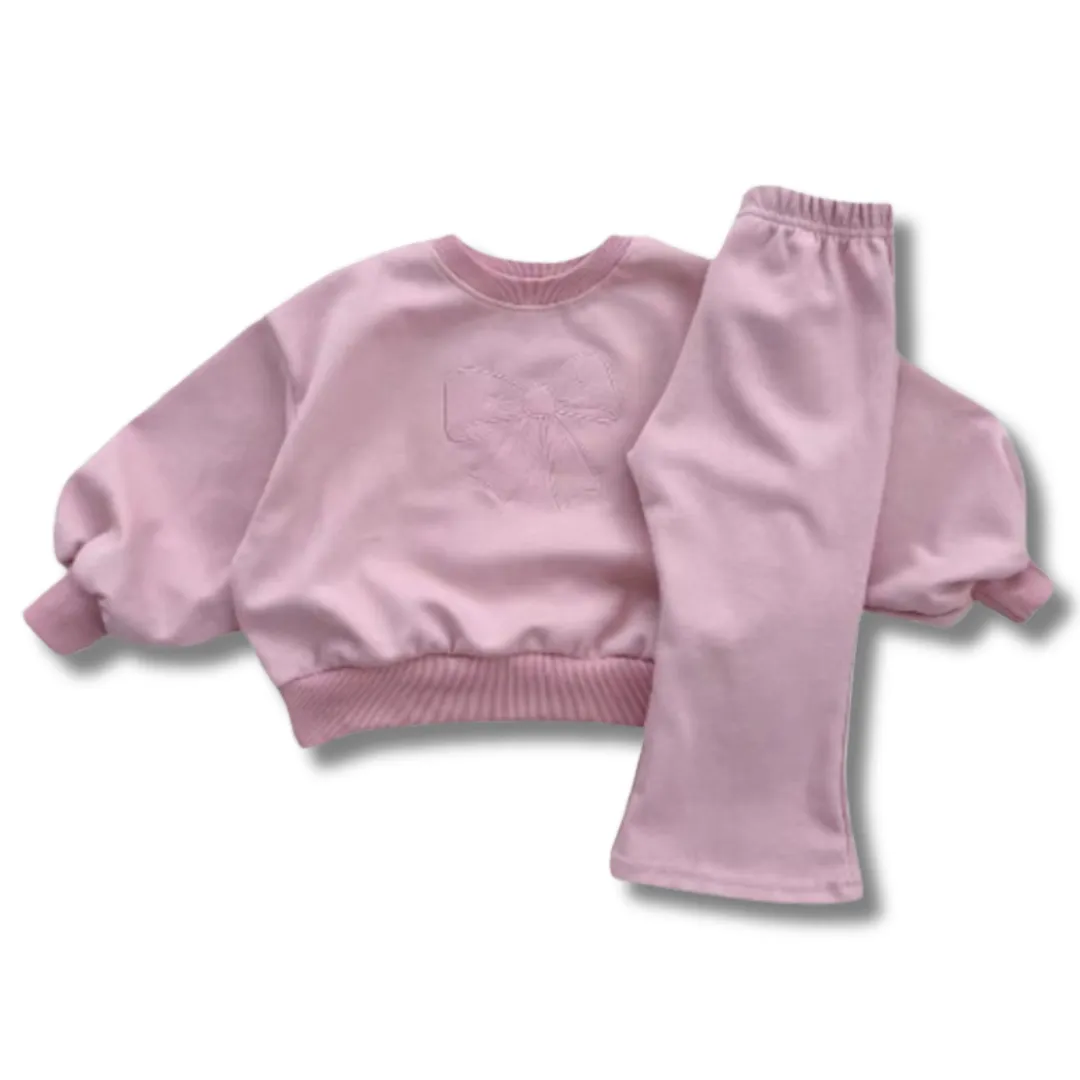 Supersoft Flared Jumper Set - Pink