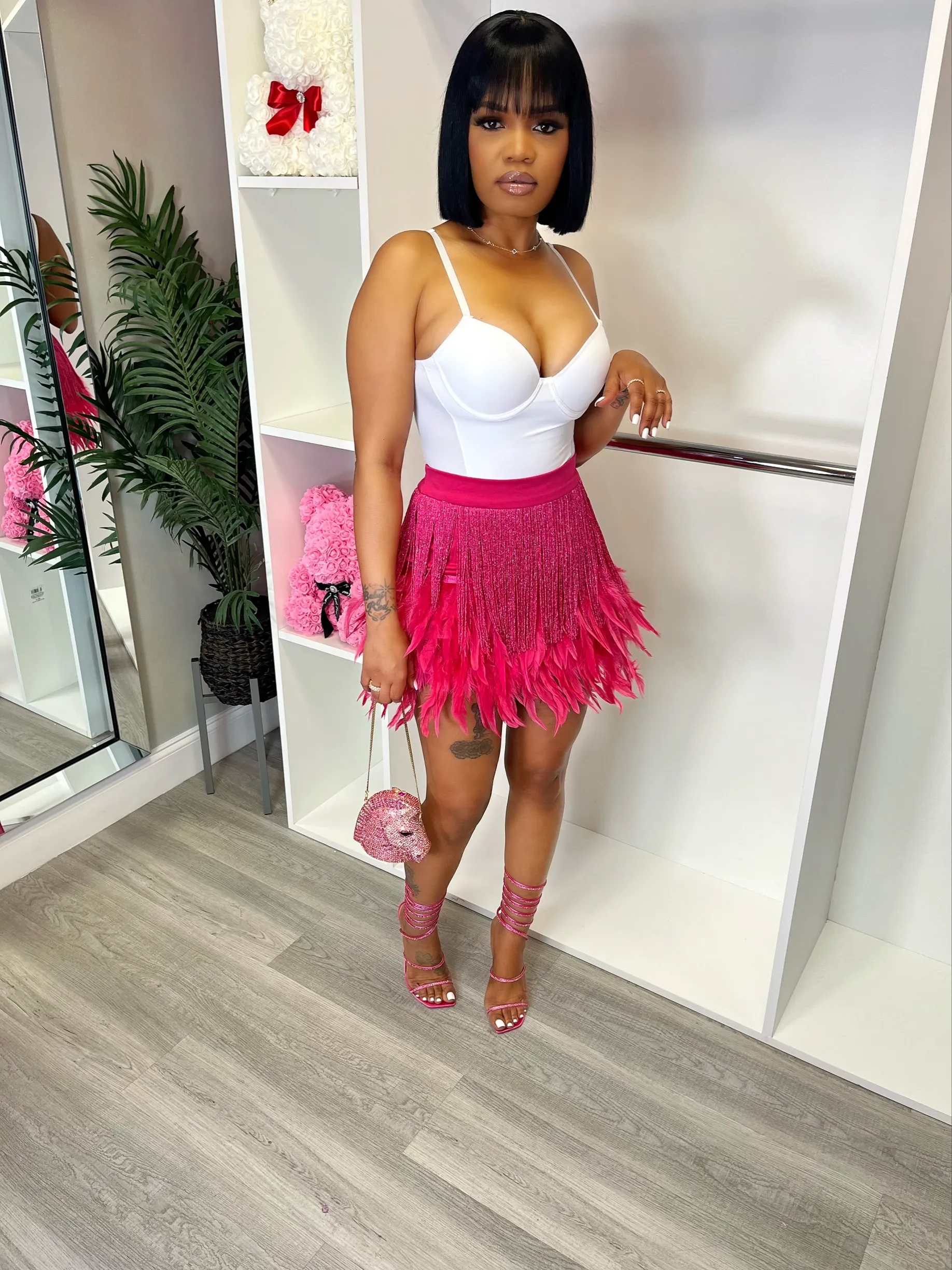 Swan girl skirt