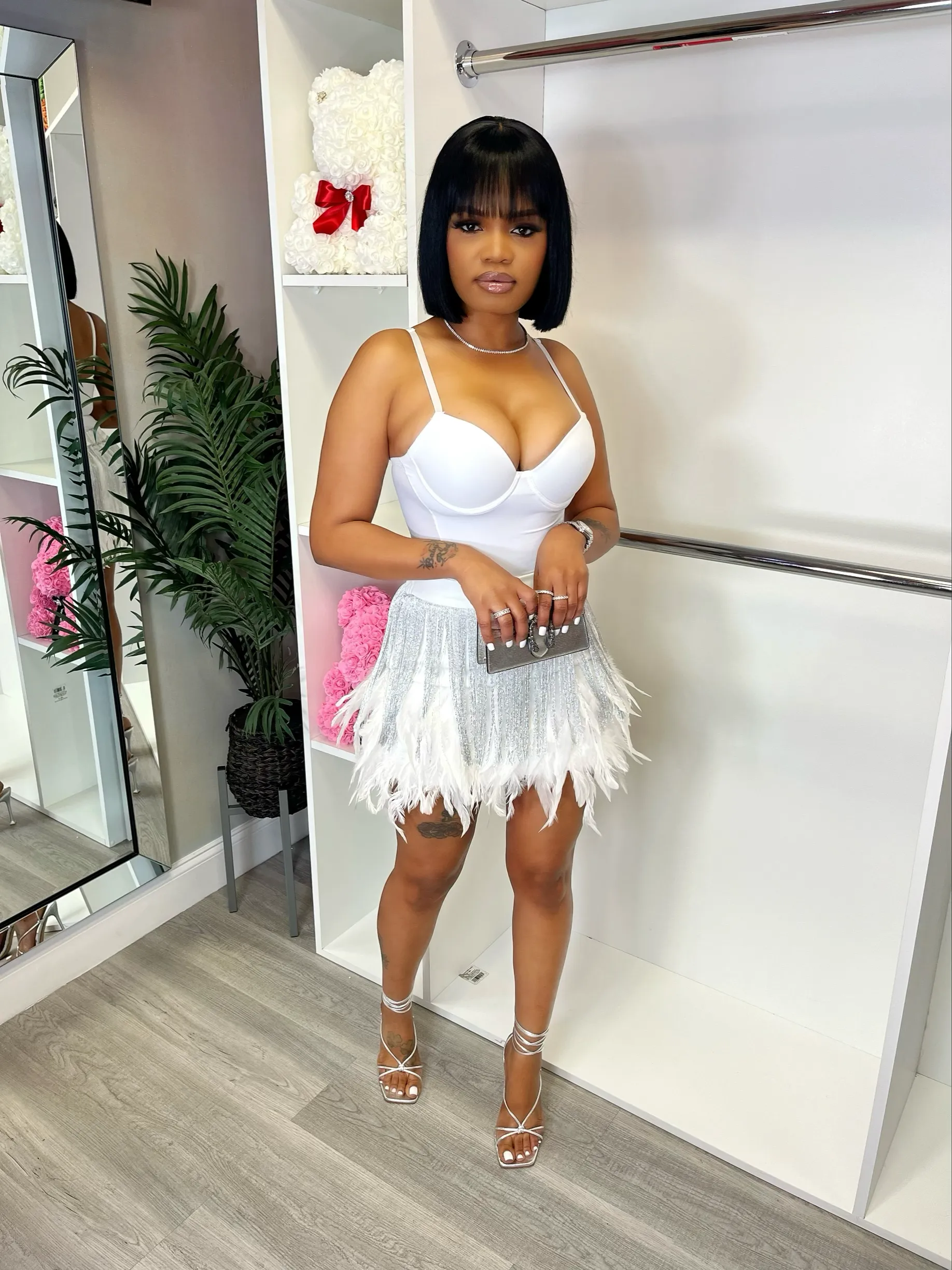 Swan girl skirt