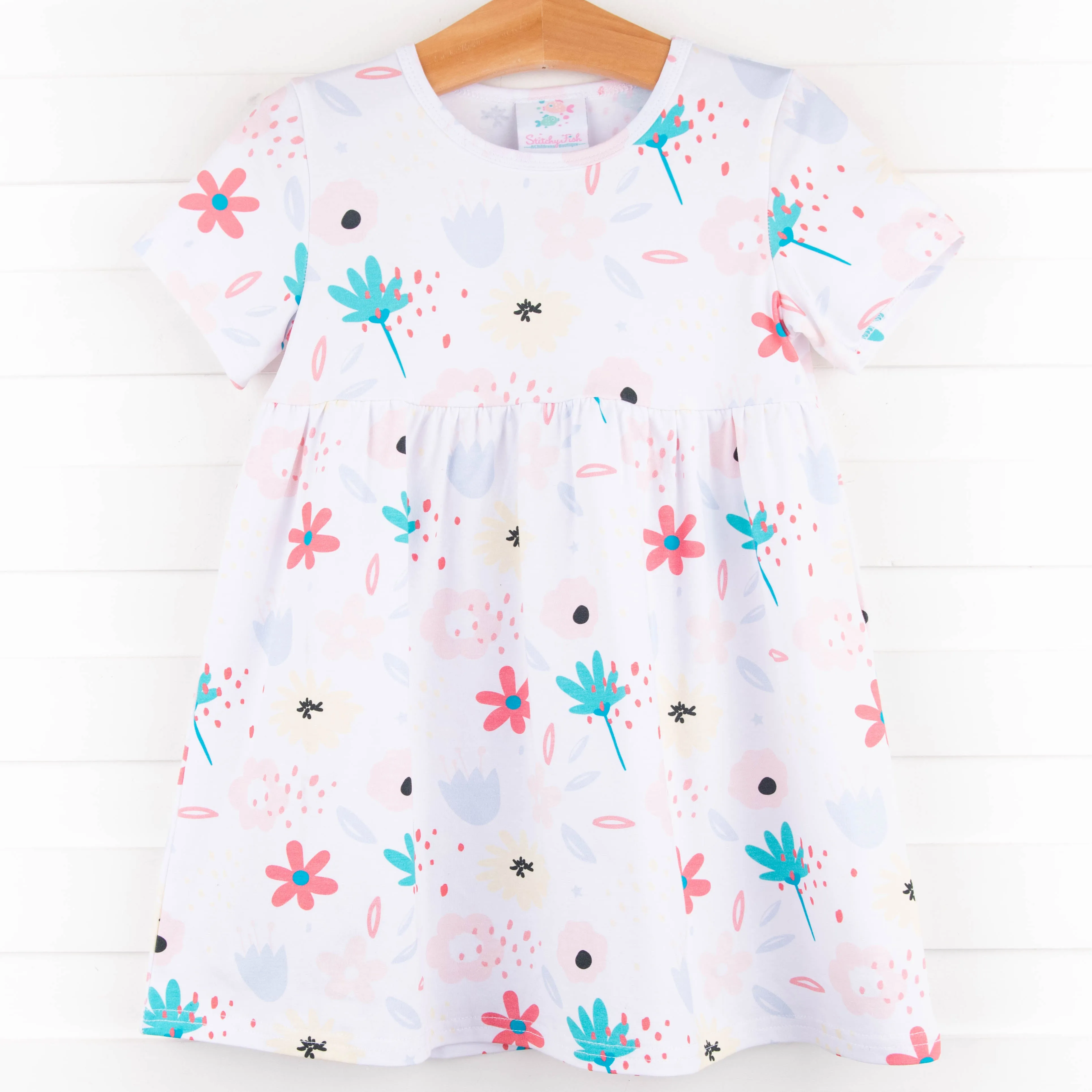 Sweet Fields Dress, Blue