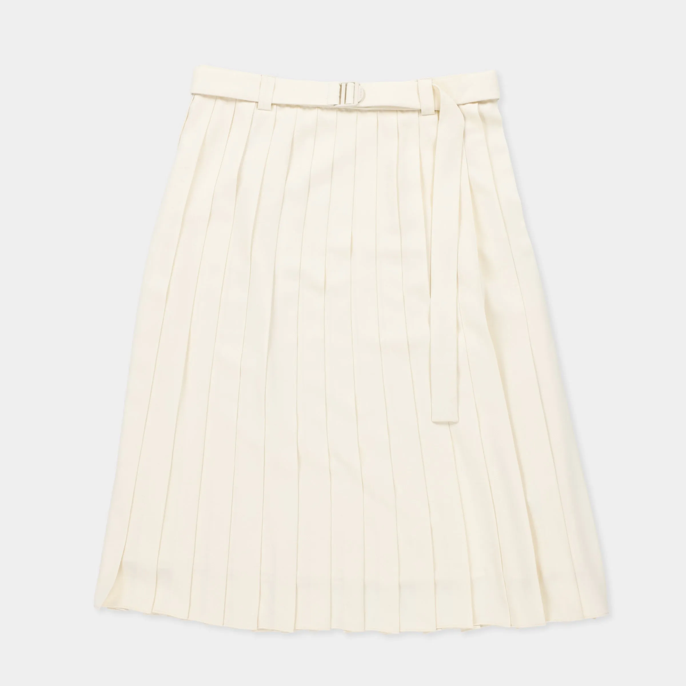 Tech Slk Pleated Skirt