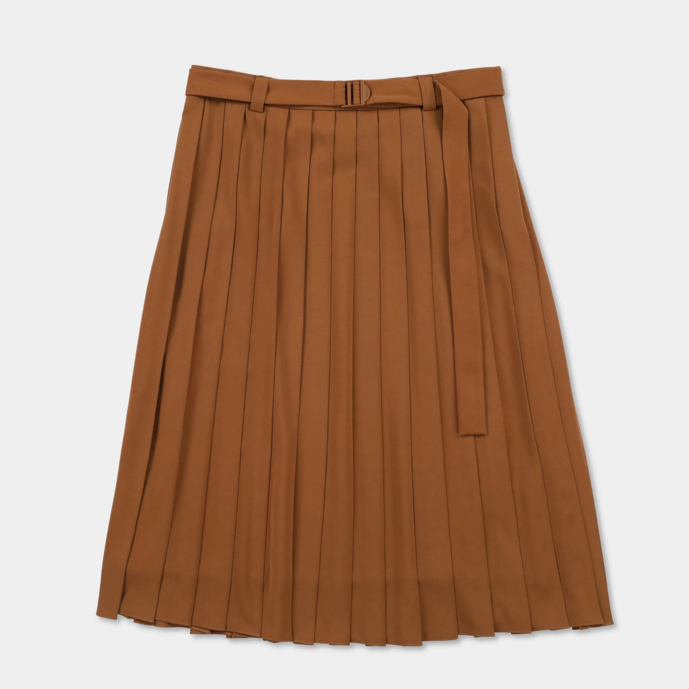 Tech Slk Pleated Skirt