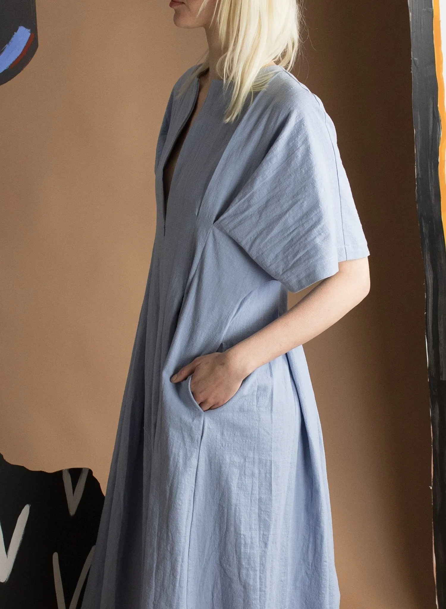 Texada Dress - Periwinkle Blue