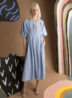 Texada Dress - Periwinkle Blue