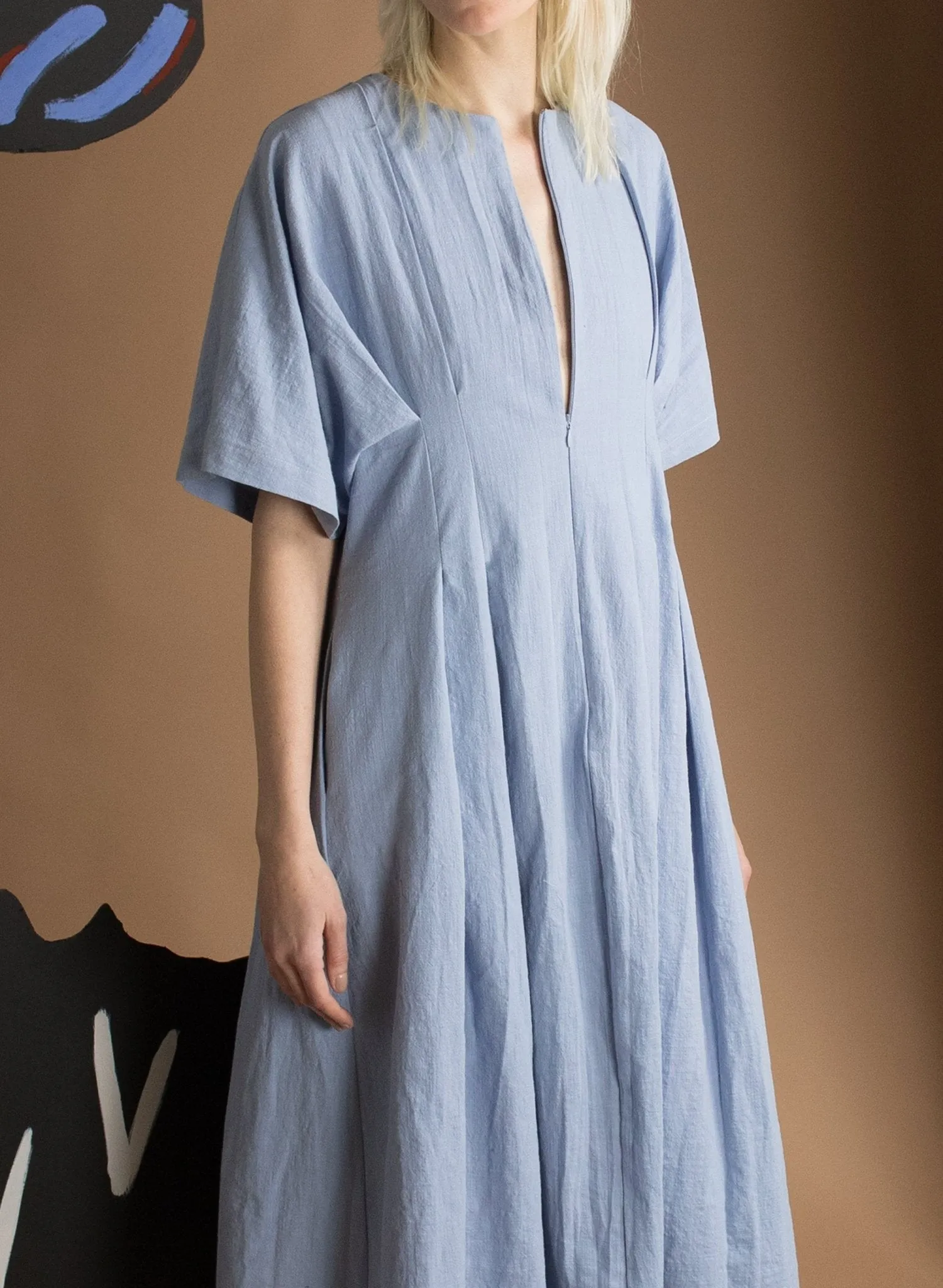 Texada Dress - Periwinkle Blue