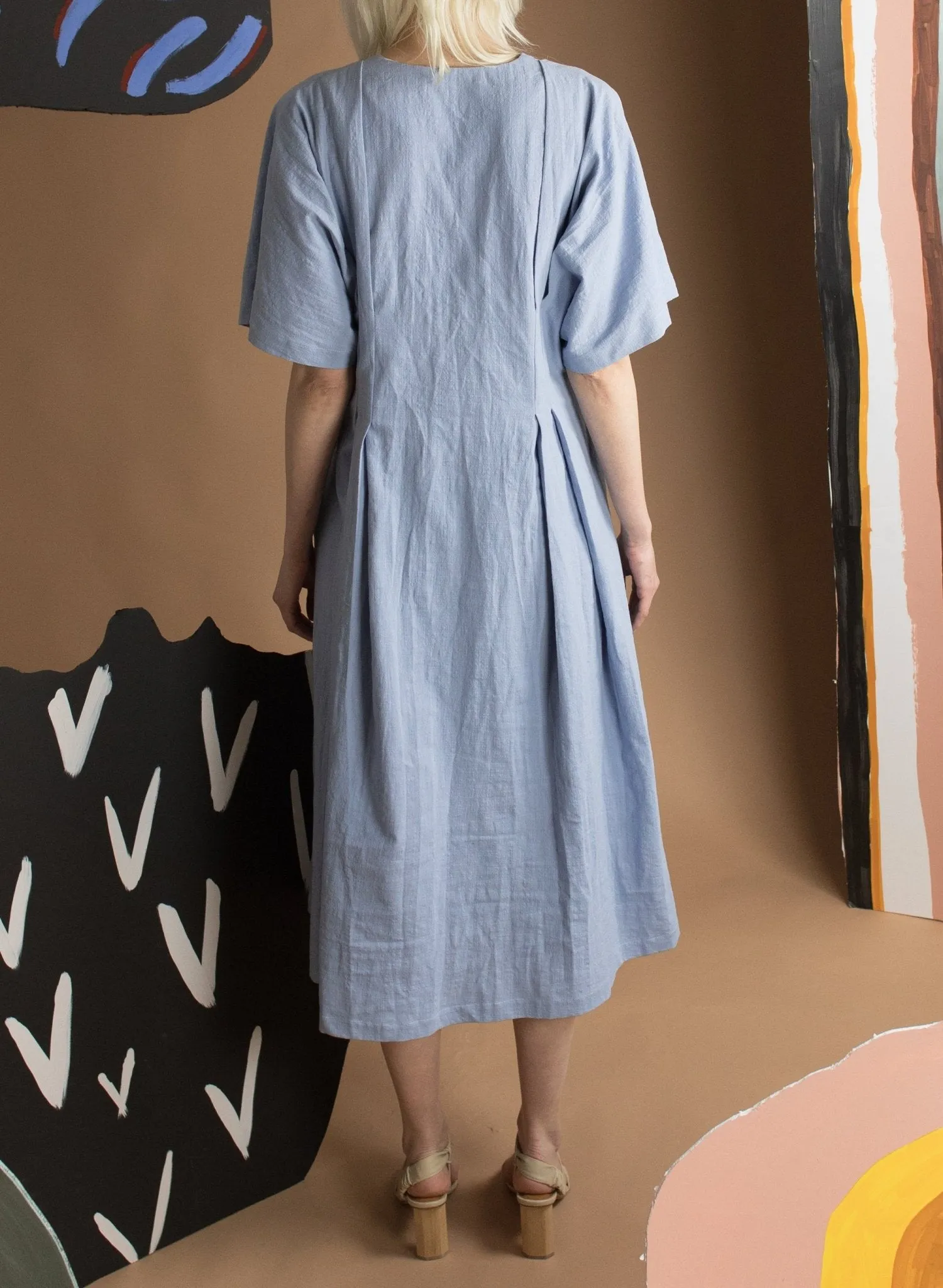 Texada Dress - Periwinkle Blue