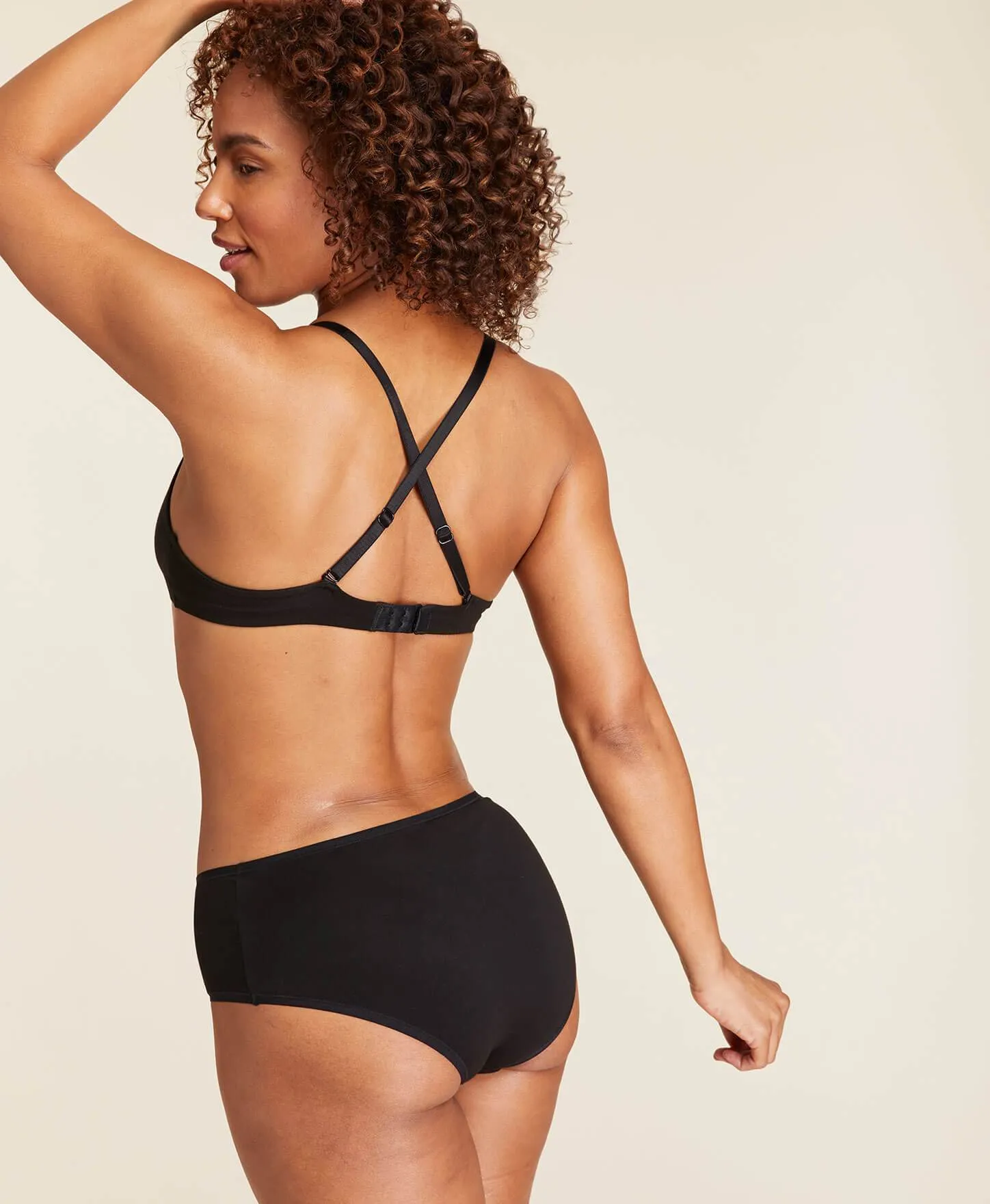 The Brief Panty - Rayon - Black