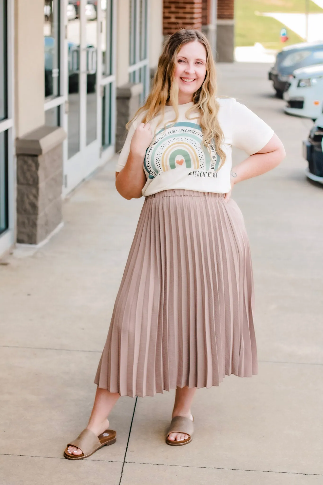 The Cutest Pleated Skirt in Coco