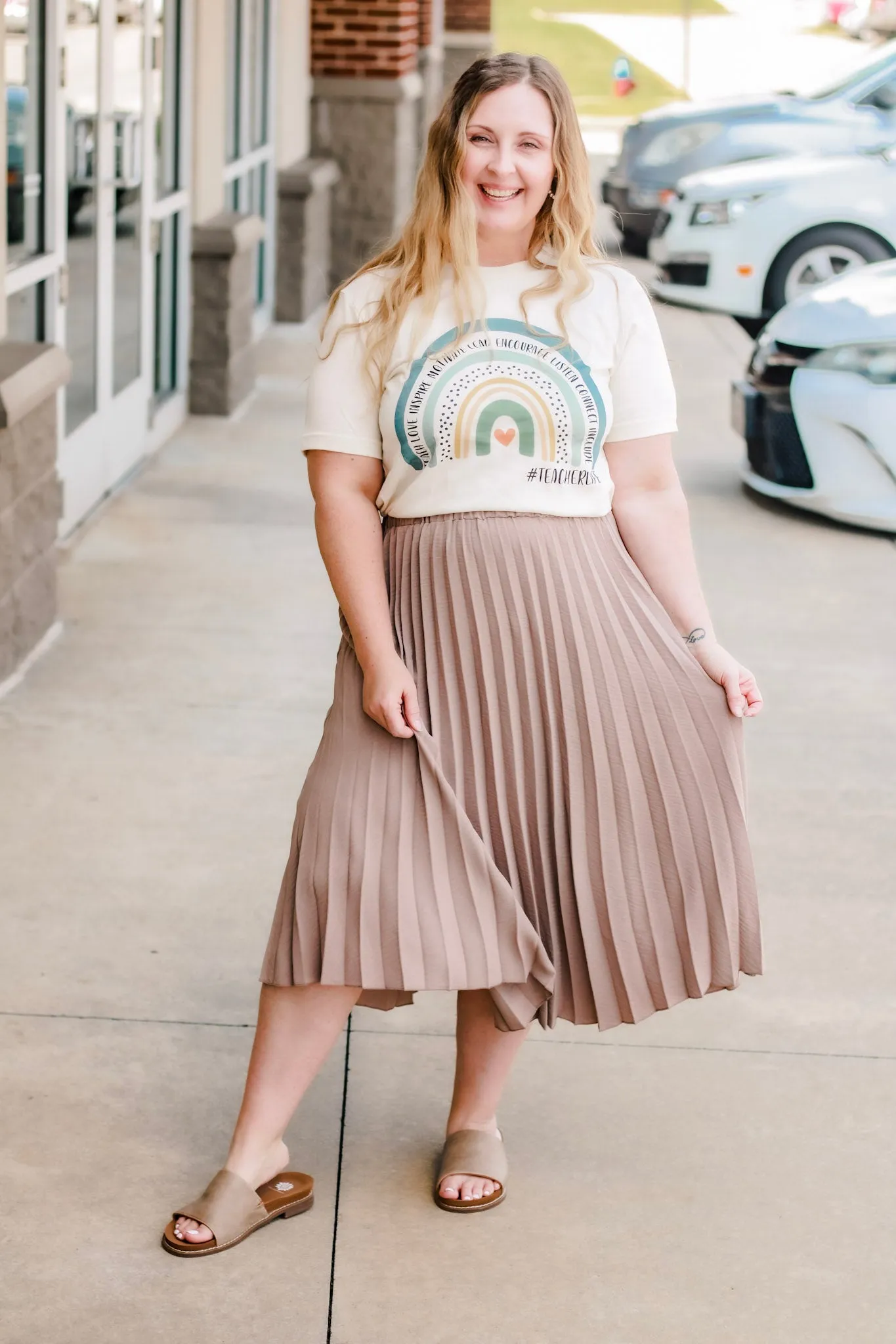 The Cutest Pleated Skirt in Coco