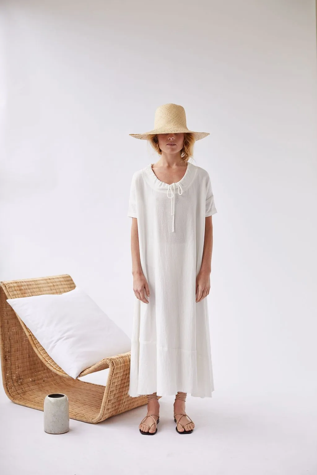 The Long Drawstring Dress