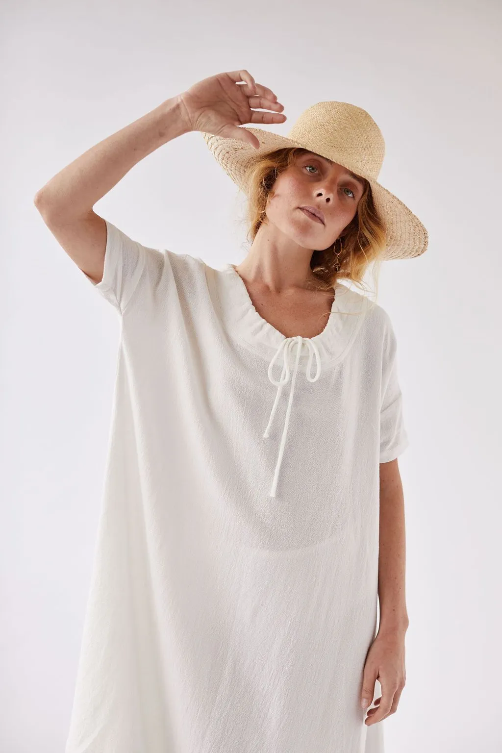 The Long Drawstring Dress