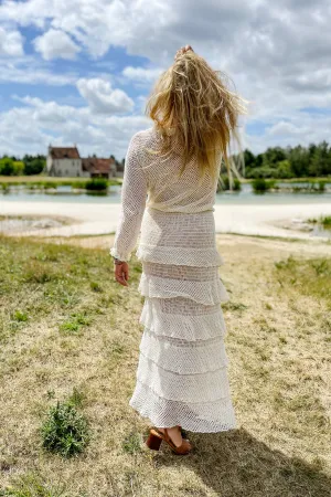 The Maxi Skirt in Ivory