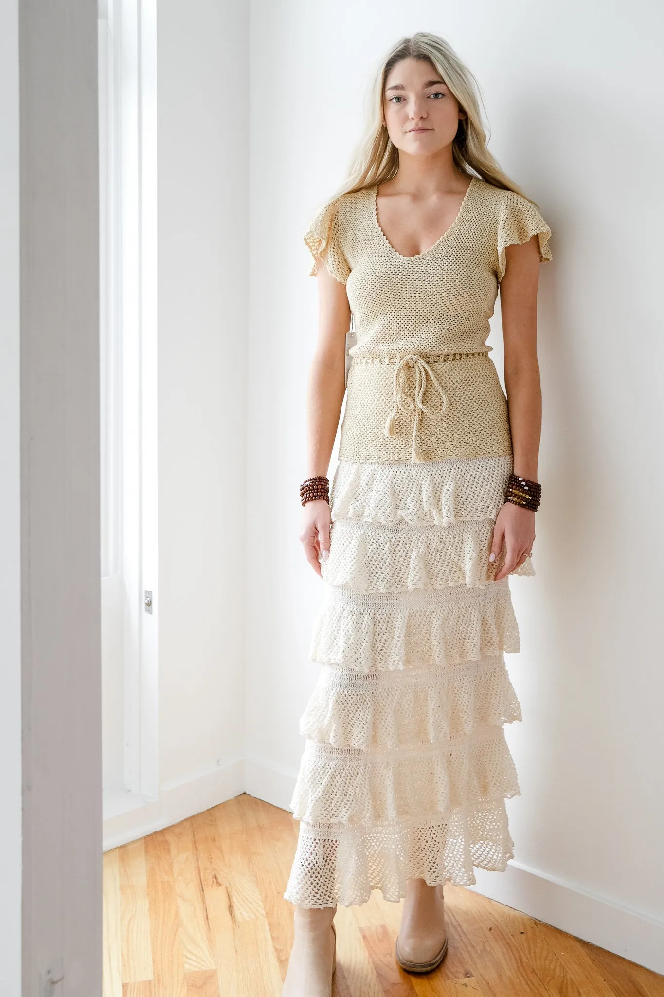 The Maxi Skirt in Ivory