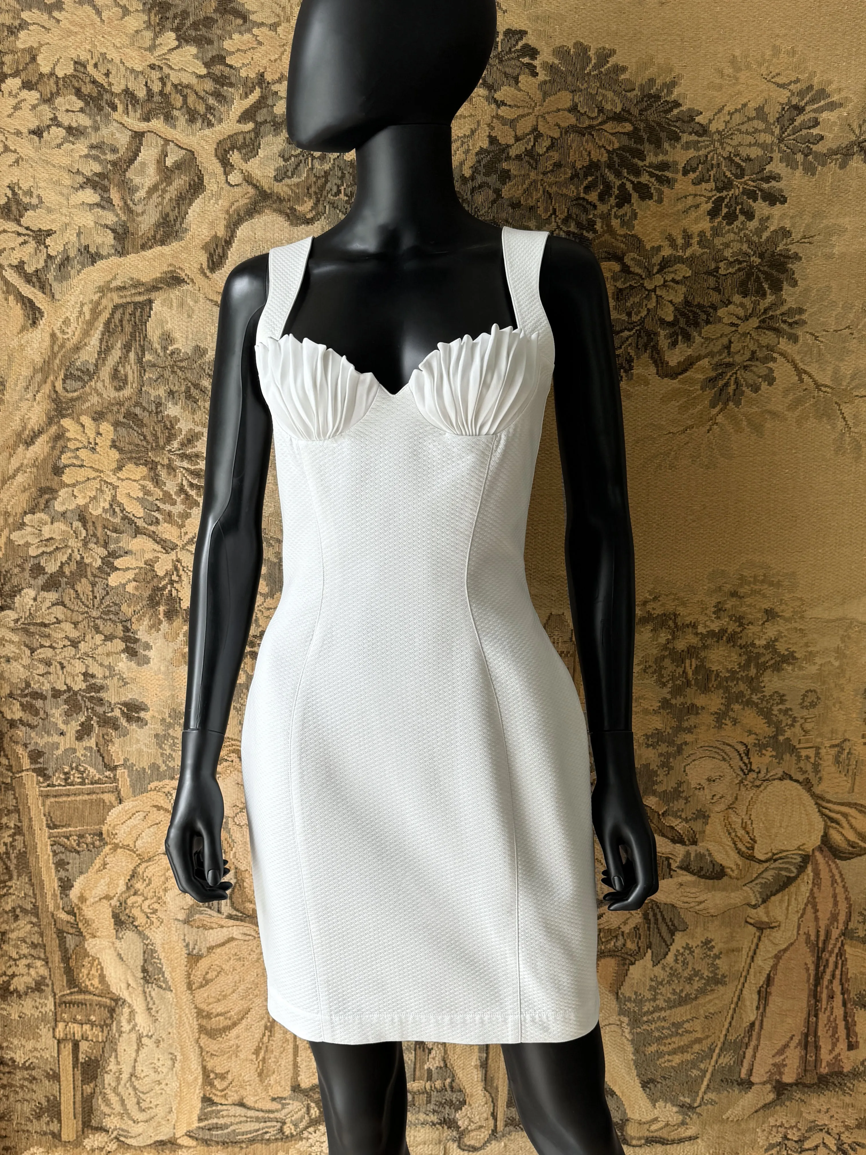Thierry Mugler Spring 1994 Goddess Mini Dress