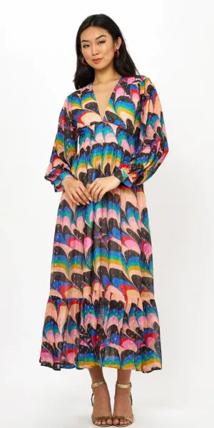 Tie Back Maxi in Venice Blue