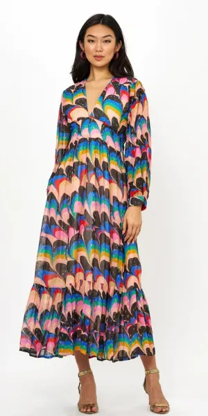 Tie Back Maxi in Venice Blue