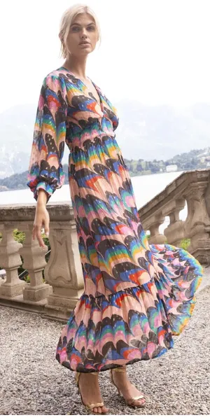 Tie Back Maxi in Venice Blue