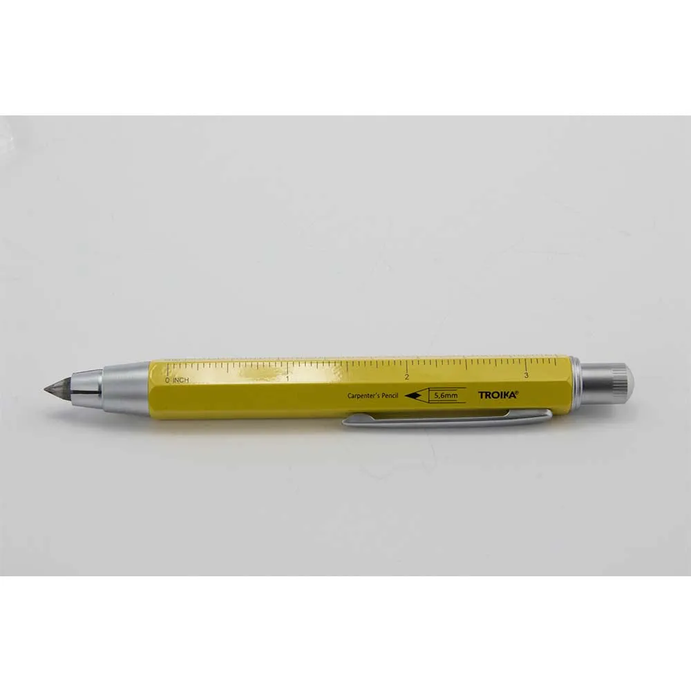 TROIKA Carpenter's Pencil Thick ZIMMERMANN 5,6 - Yellow