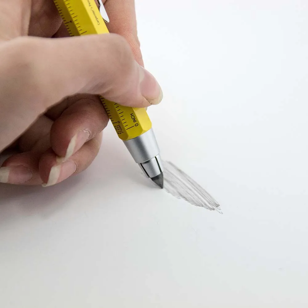 TROIKA Carpenter's Pencil Thick ZIMMERMANN 5,6 - Yellow