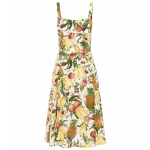 Tropicana Bustier Midi Dress