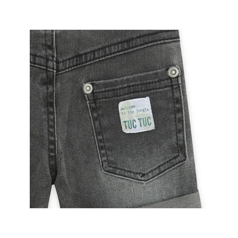 TUC TUC GREY DENIM SHORTS